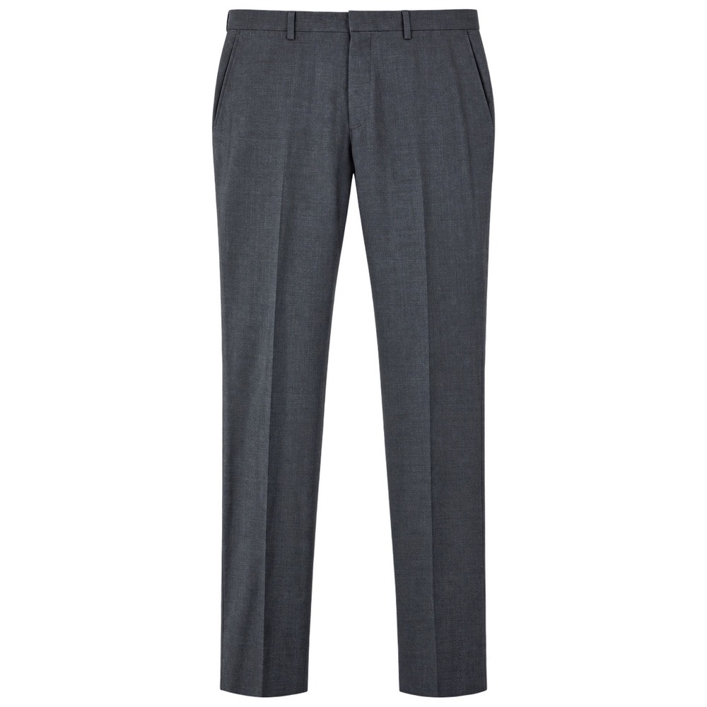 Theory Marlo Ostro Dress Pants Men 36 Gray Slim Fit Autumn Wedding Guest Modern